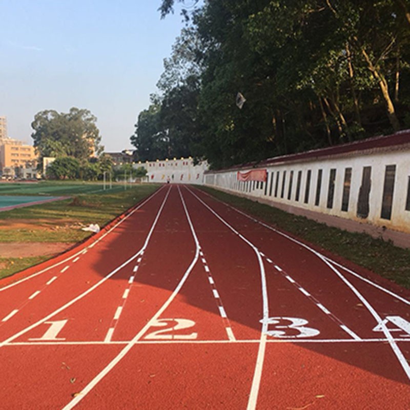 公園塑膠跑道250m，公園250米塑膠跑道材料標準造價