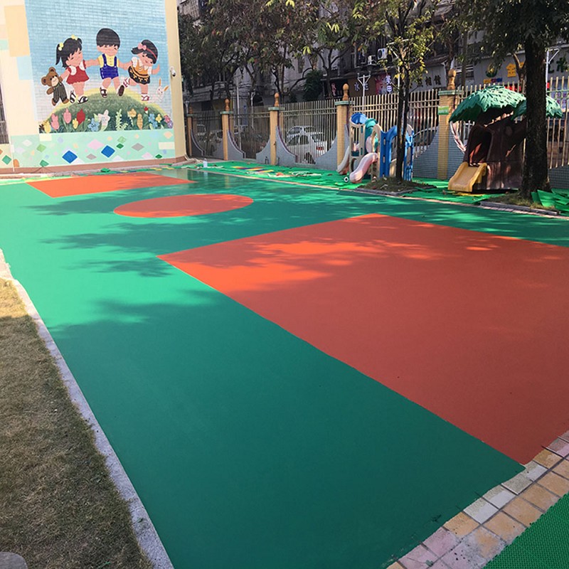 惠城幼兒園塑膠地板 幼兒園epdm顆?；@球場
