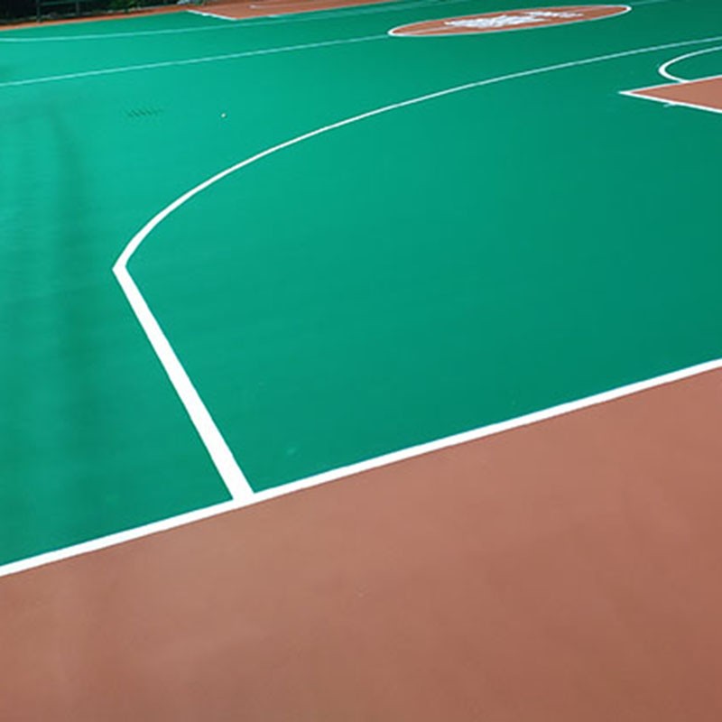 塑膠籃球場施工建設及塑膠籃球場材料生產廠家