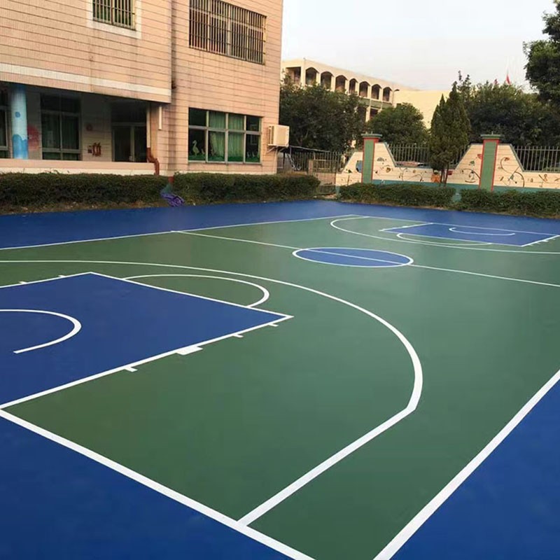 籃球場建設廠家，新國標籃球場施工建設標準